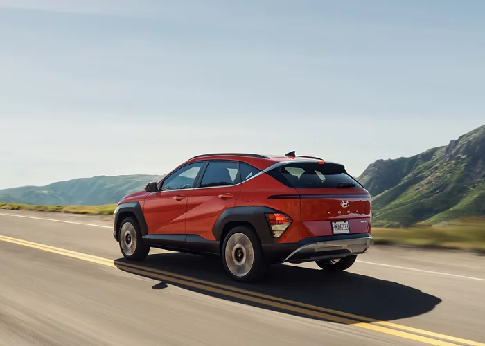 The 2026 Hyundai Kona on the road